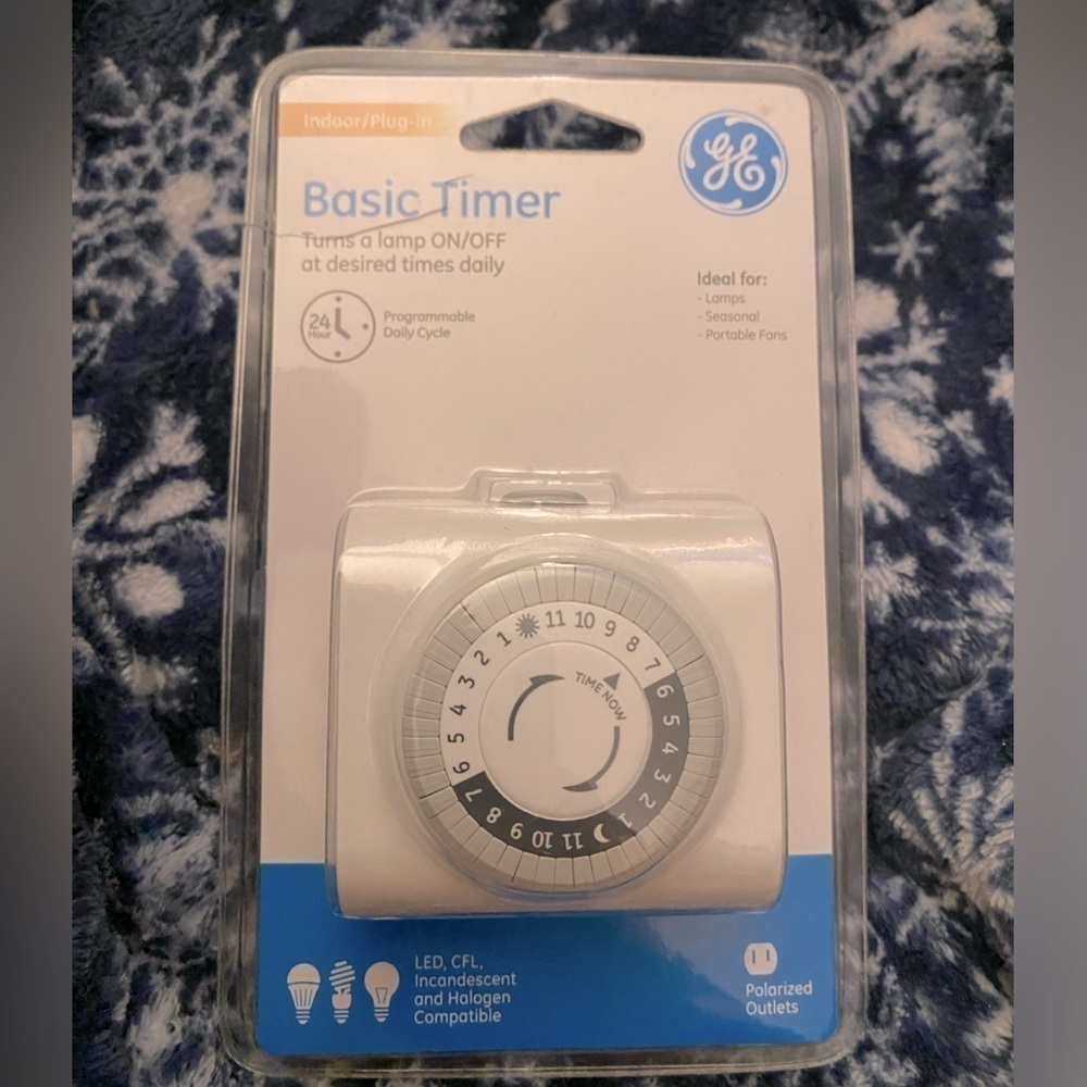 FINAL PRICE. NEW GE BASIC TIMER FOR A LAMP